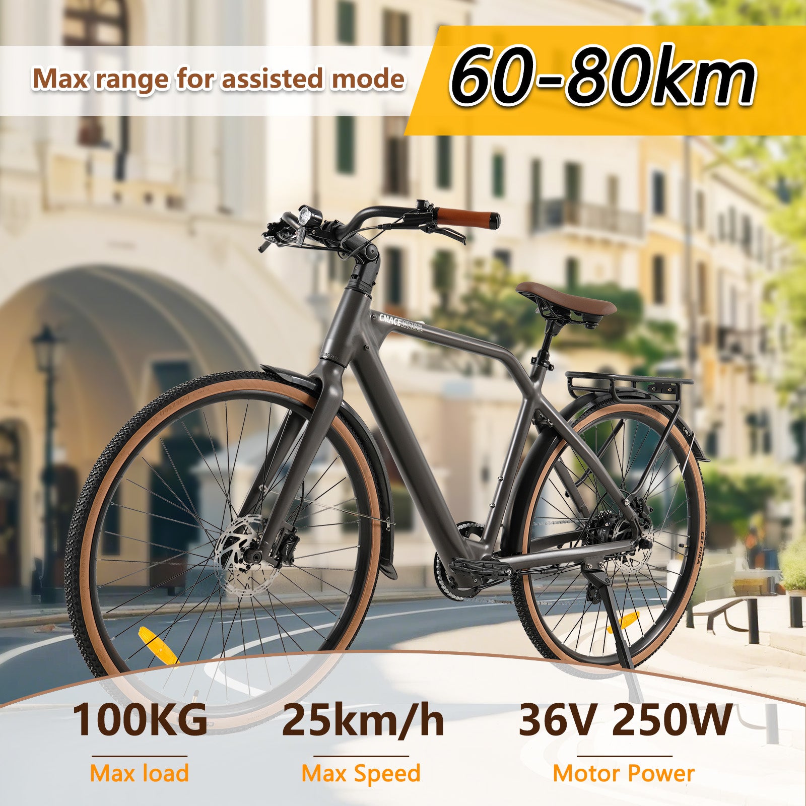 CMACEWHEEL F700-1 | Electric Bike Commuter E Bicycle