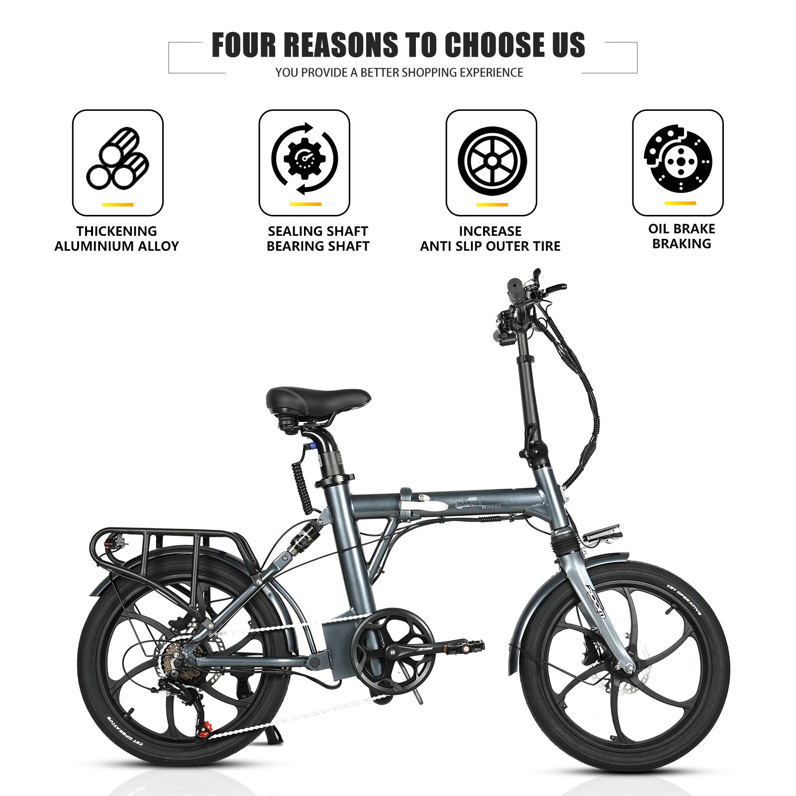 CMACEWHEEL EM20 35-45KM | Electric Bike Commuter E Bicycle