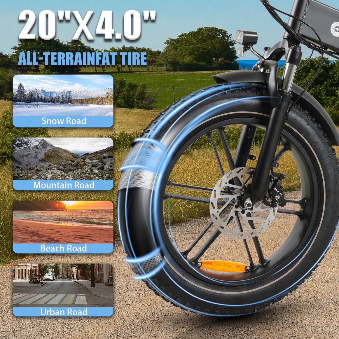 Vélo électrique pliable CMACEWHEEL RX20 version 2023 17,5A