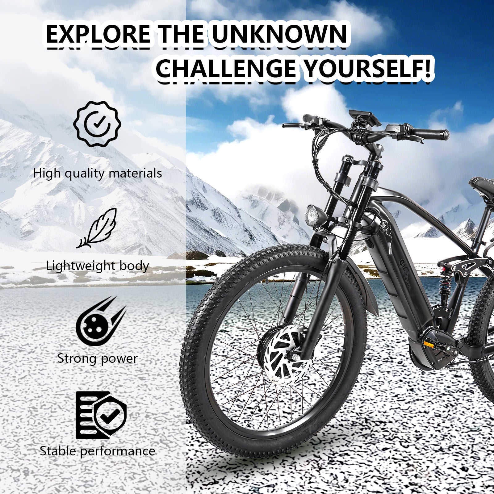CMACEWHEEL AL26MAX | Electric Bike Commuter E Bicycle