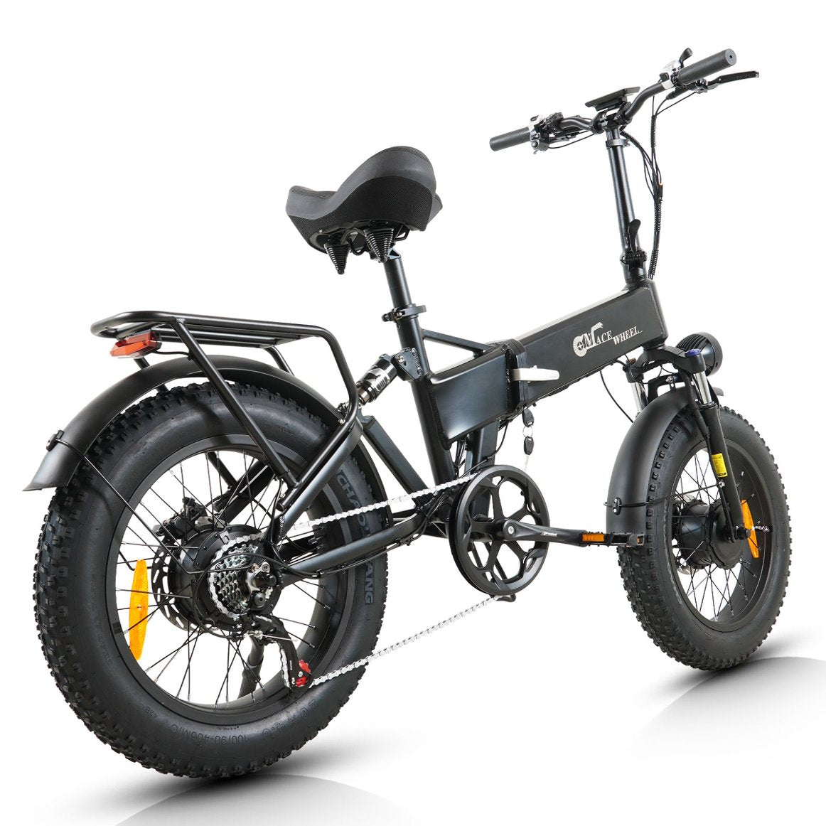 CMACEWHEEL RX20MAX New E-bike 750W*2 Powerful Dual motor Electric Bicycle 48V 18AH 20inch*4.0 Fat Tyre Foldable Ebike