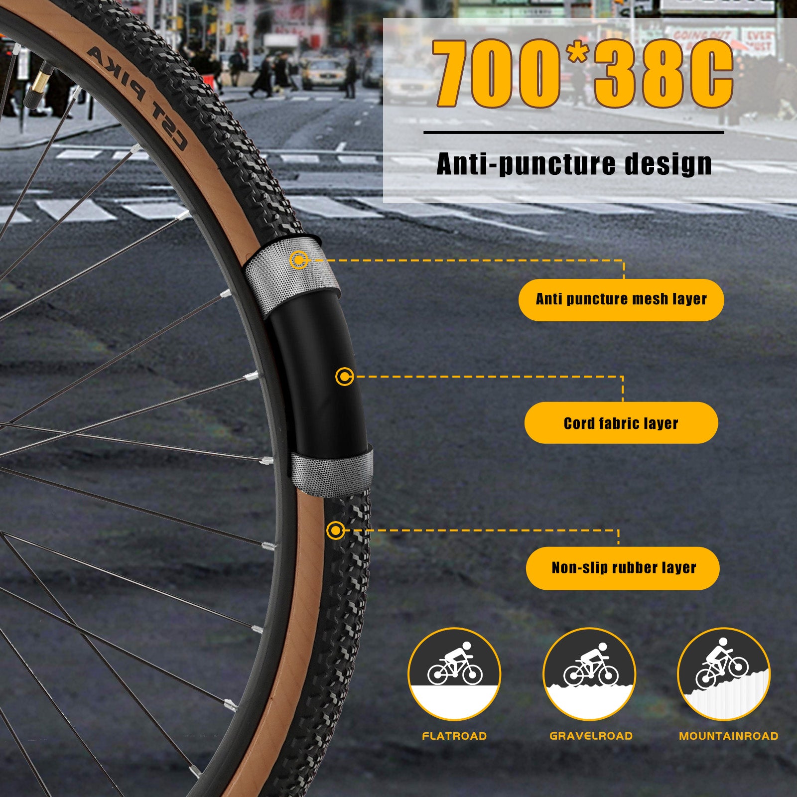 CMACEWHEEL F700-1 | Electric Bike Commuter E Bicycle
