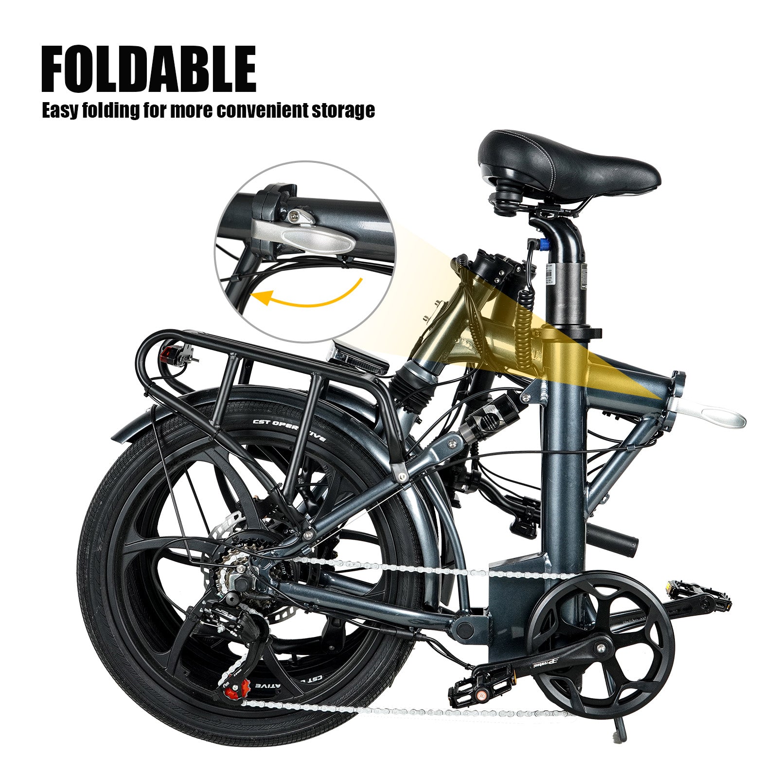 CMACEWHEEL EM20 35-45KM | Electric Bike Commuter E Bicycle