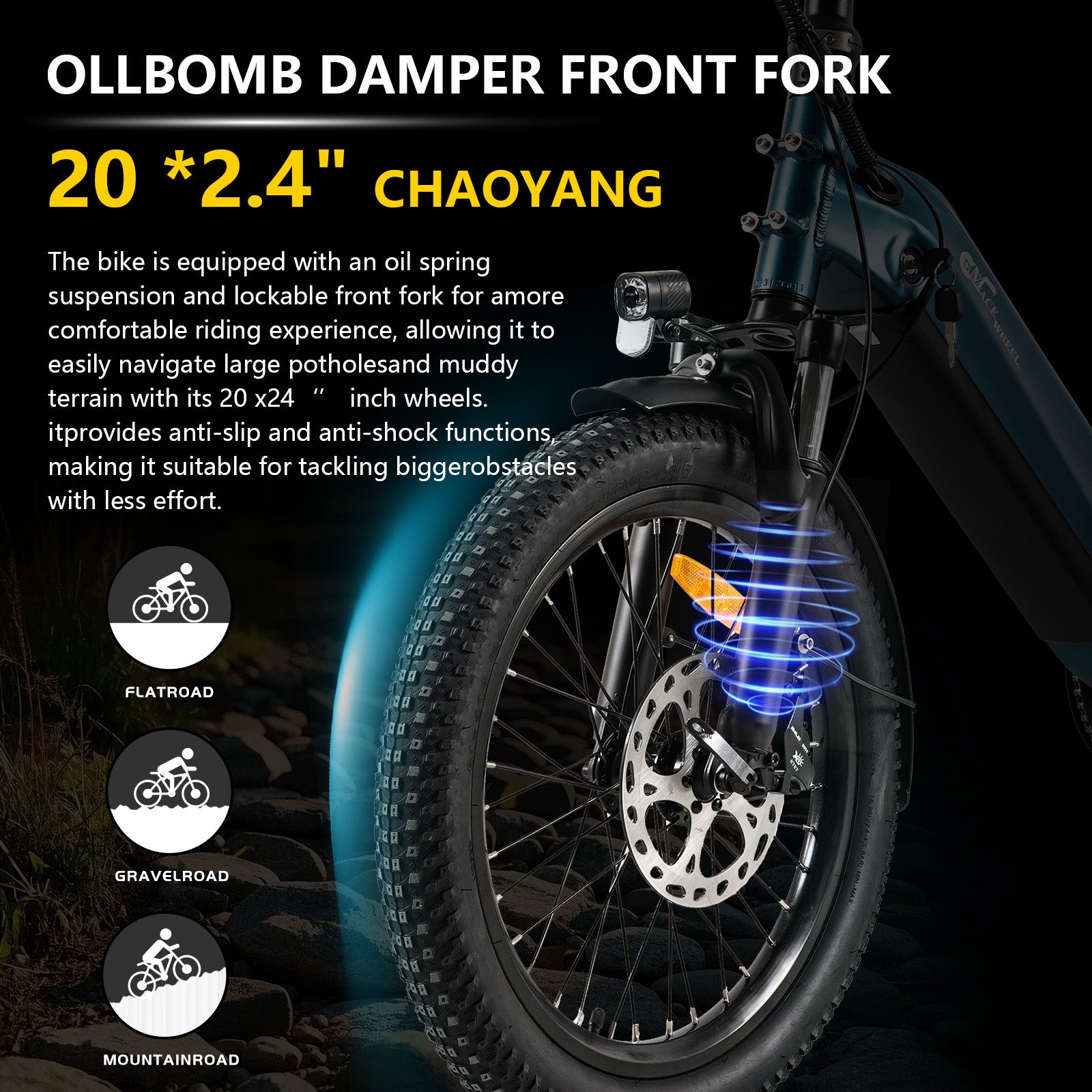 CMACEWHEEL CM-HQ20-A | Electric Bike Commuter E Bicycle