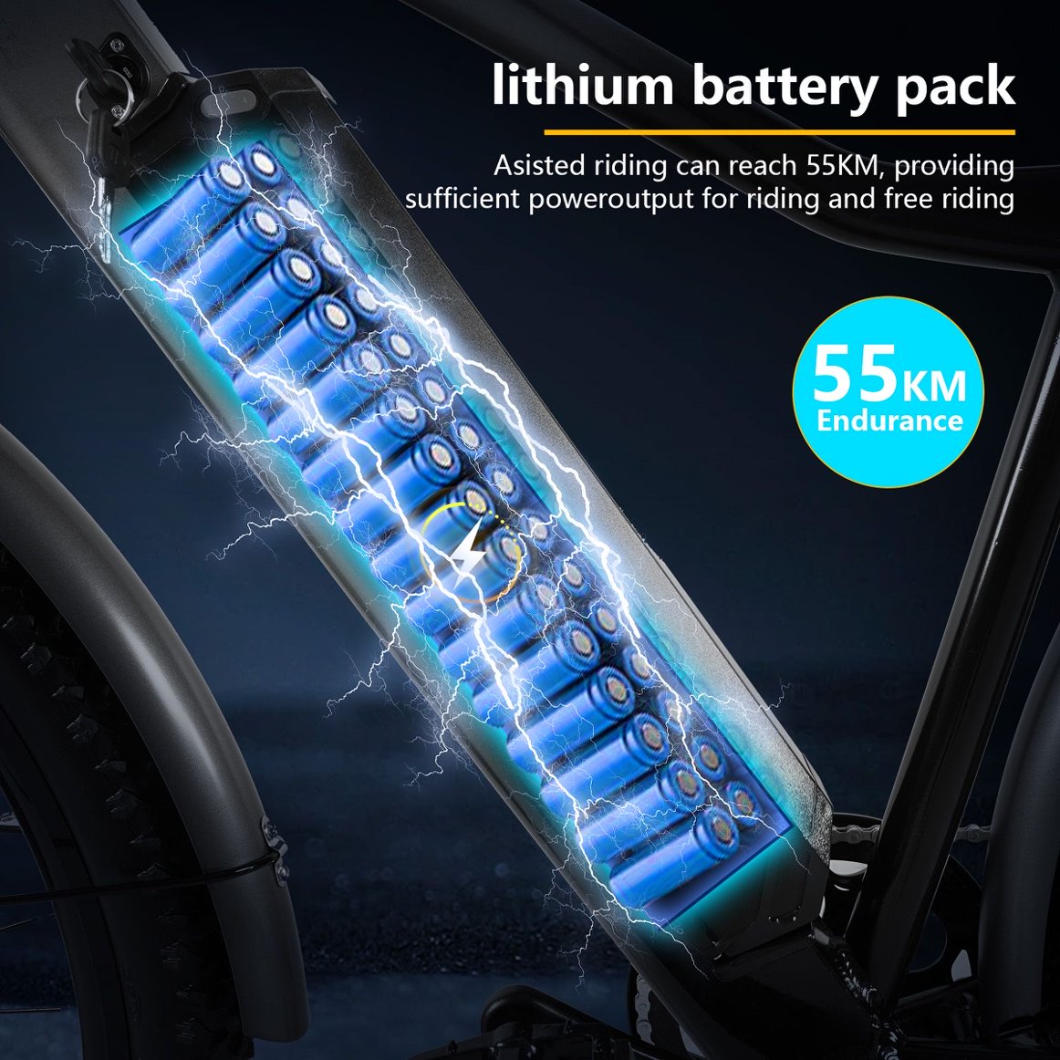 CMACEWHEEL F26 18AH 27/29 Inch | Electric Mountain Bike