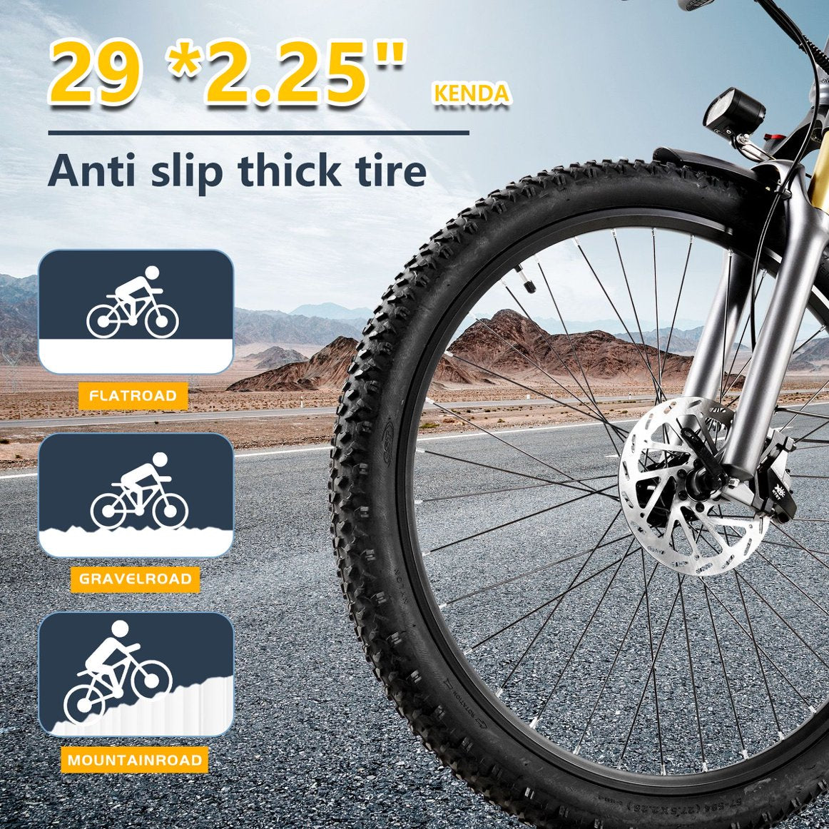CMACEWHEEL F26 18AH 27/29 Inch | Electric Mountain Bike