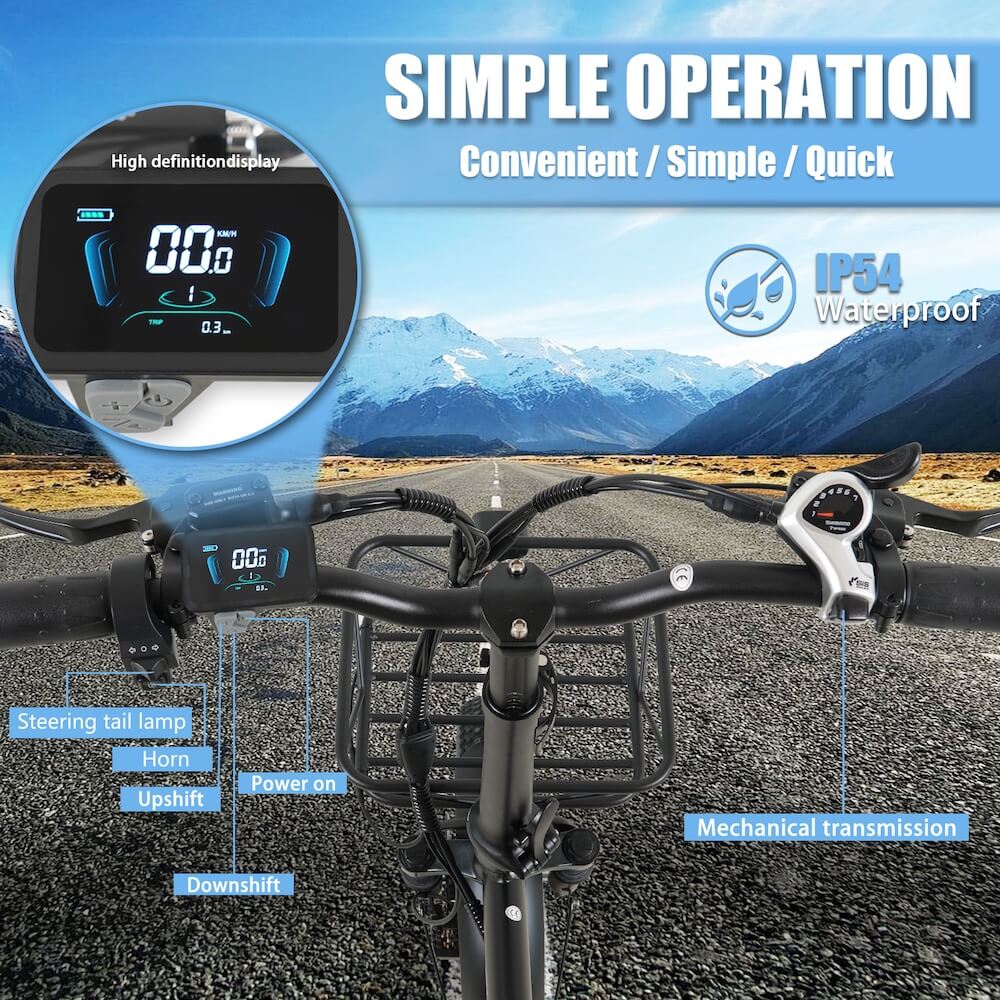 CMACEWHEEL AC16 48V 18Ah City Folding Electric Bike