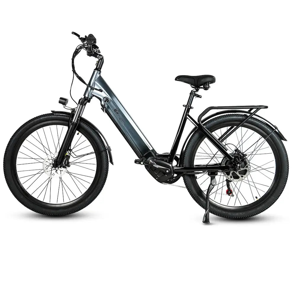 CMACEWHEEL L26 Moped Commuter E bicycle | 26Inch Powerful Step Through Electric Bike