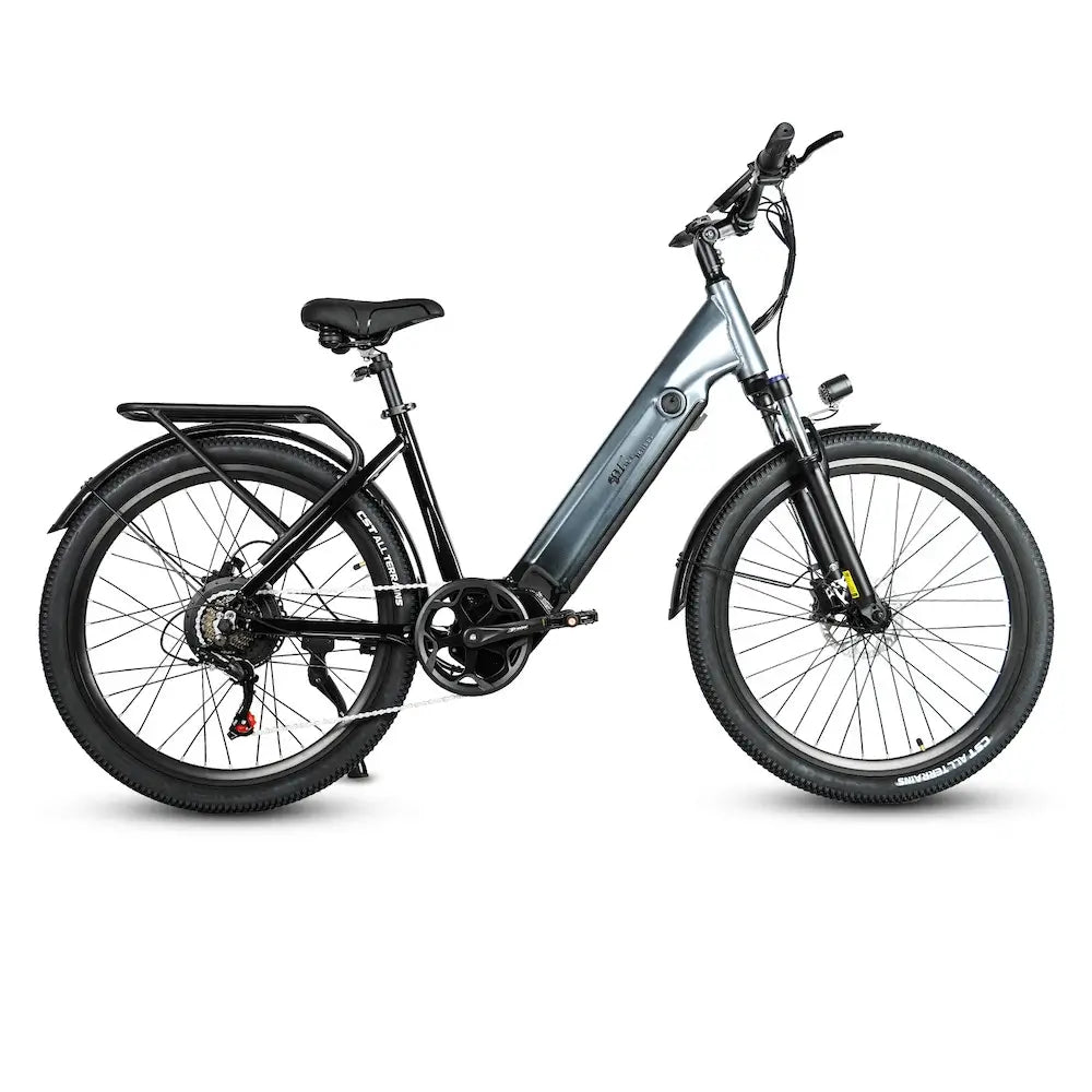 CMACEWHEEL L26 Moped Commuter E bicycle | 26Inch Powerful Step Through Electric Bike