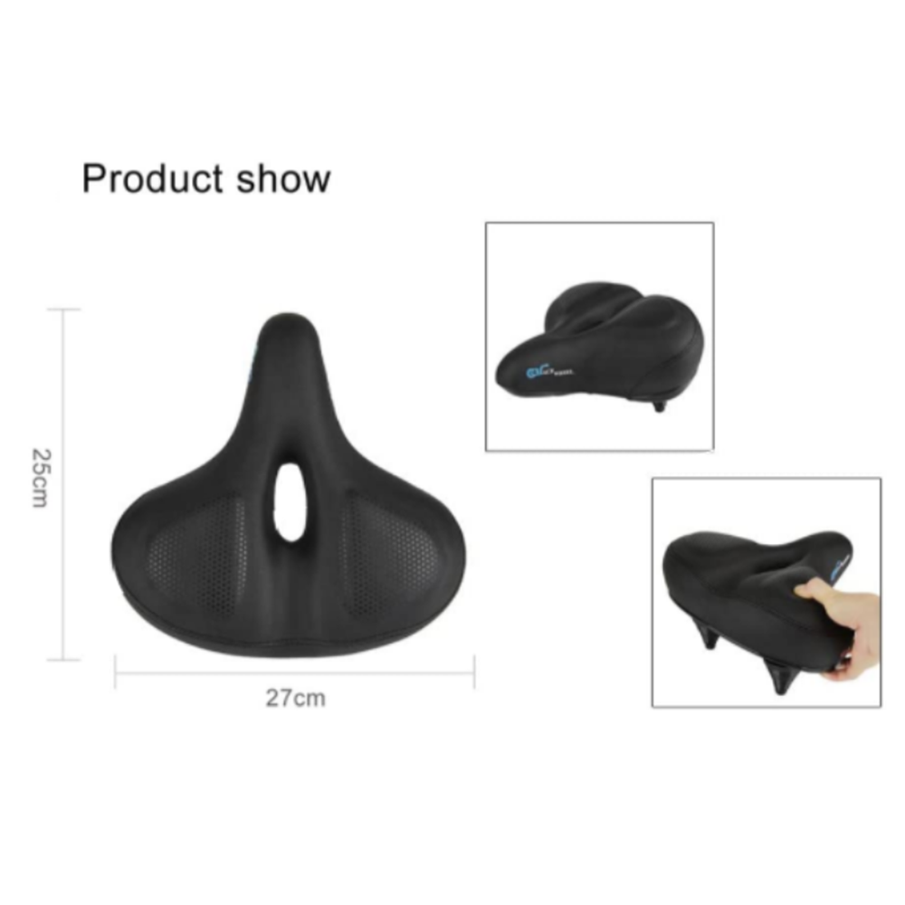 Selle De Vélo Universelle En Cuir Véritable - Rétro, Marron Clair - City Bike