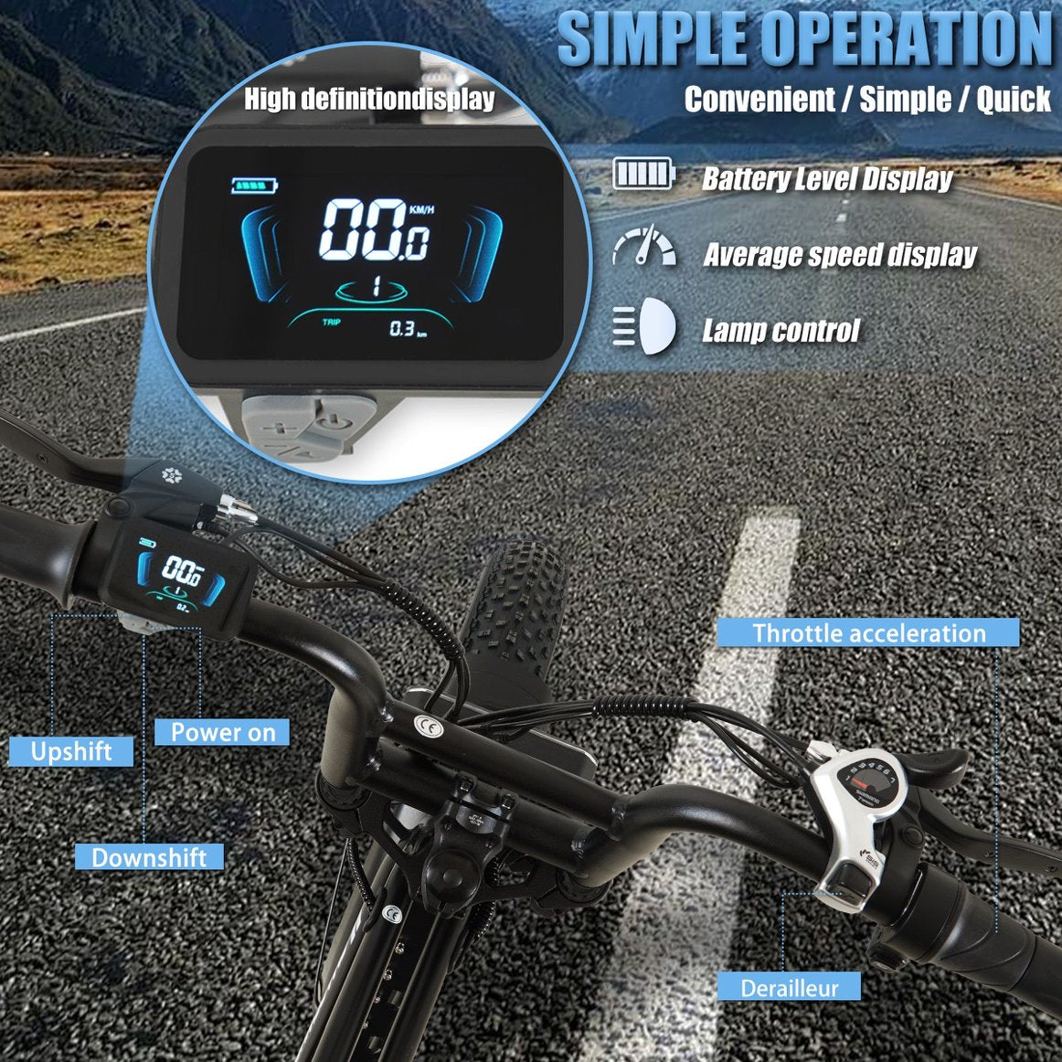 CMACEWHEEL K20 17Ah | Elektrofahrrad Adventure E Fahrrad 