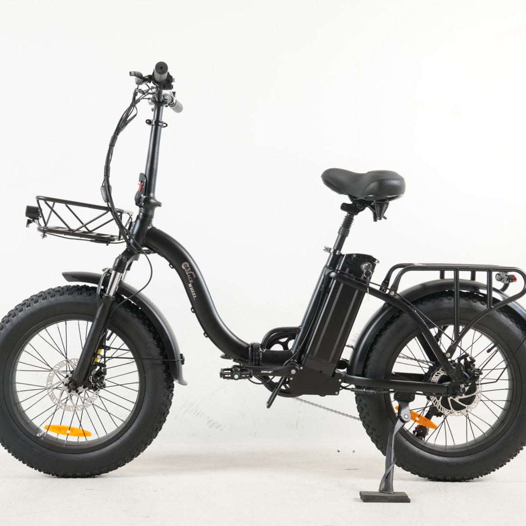 CMACEWHEEL Y20 750W 20" Step-through Folding Electric Fat Bike 48V 18Ah Battery