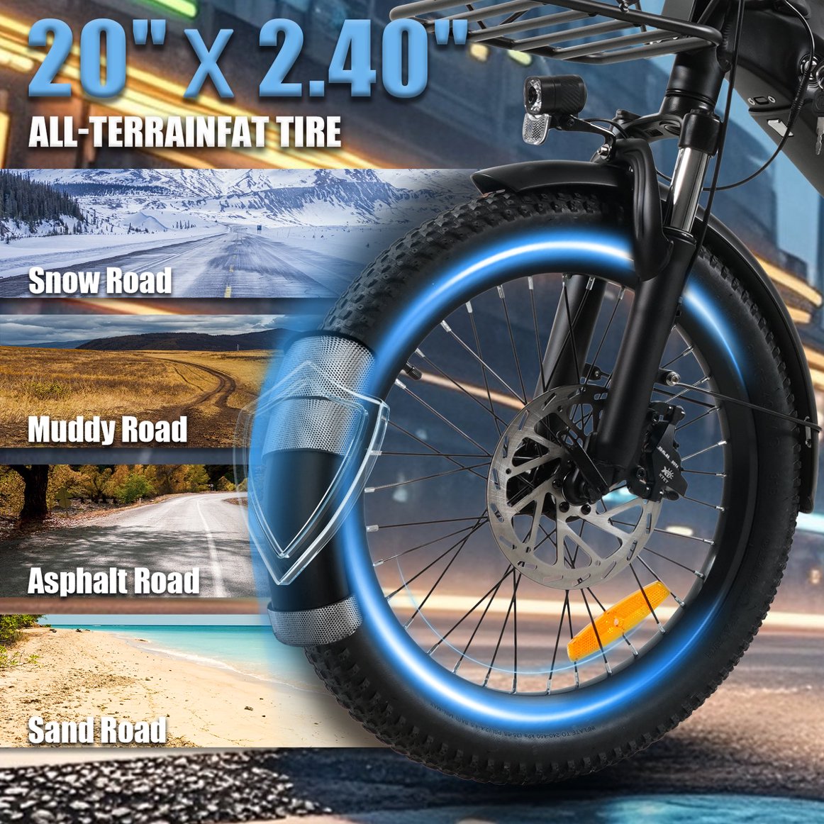 CMACEWHEEL HQ20 | Electric Bike Commuter E Bicycle