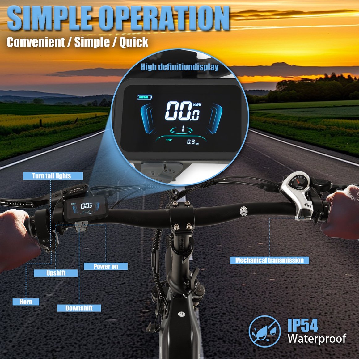 CMACEWHEEL HQ20 | Electric Bike Commuter E Bicycle