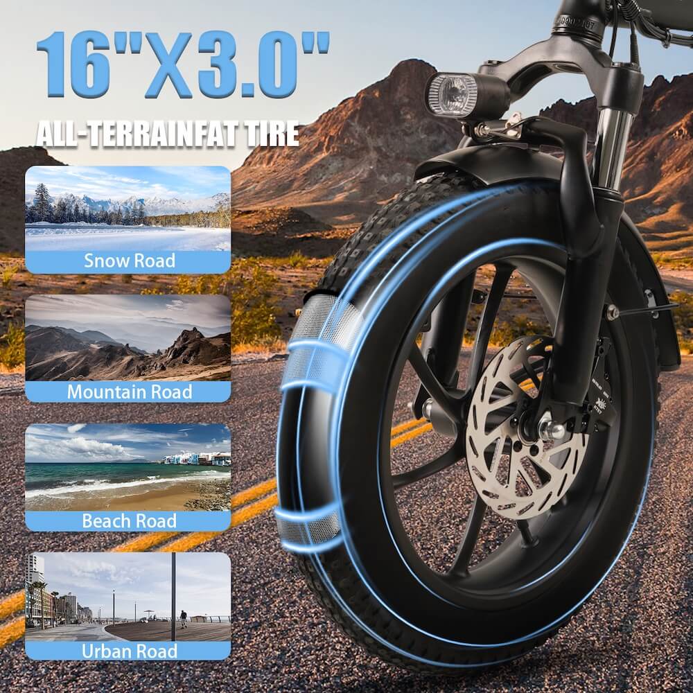 CMACEWHEEL AC16 48V 18Ah City Folding Electric Bike