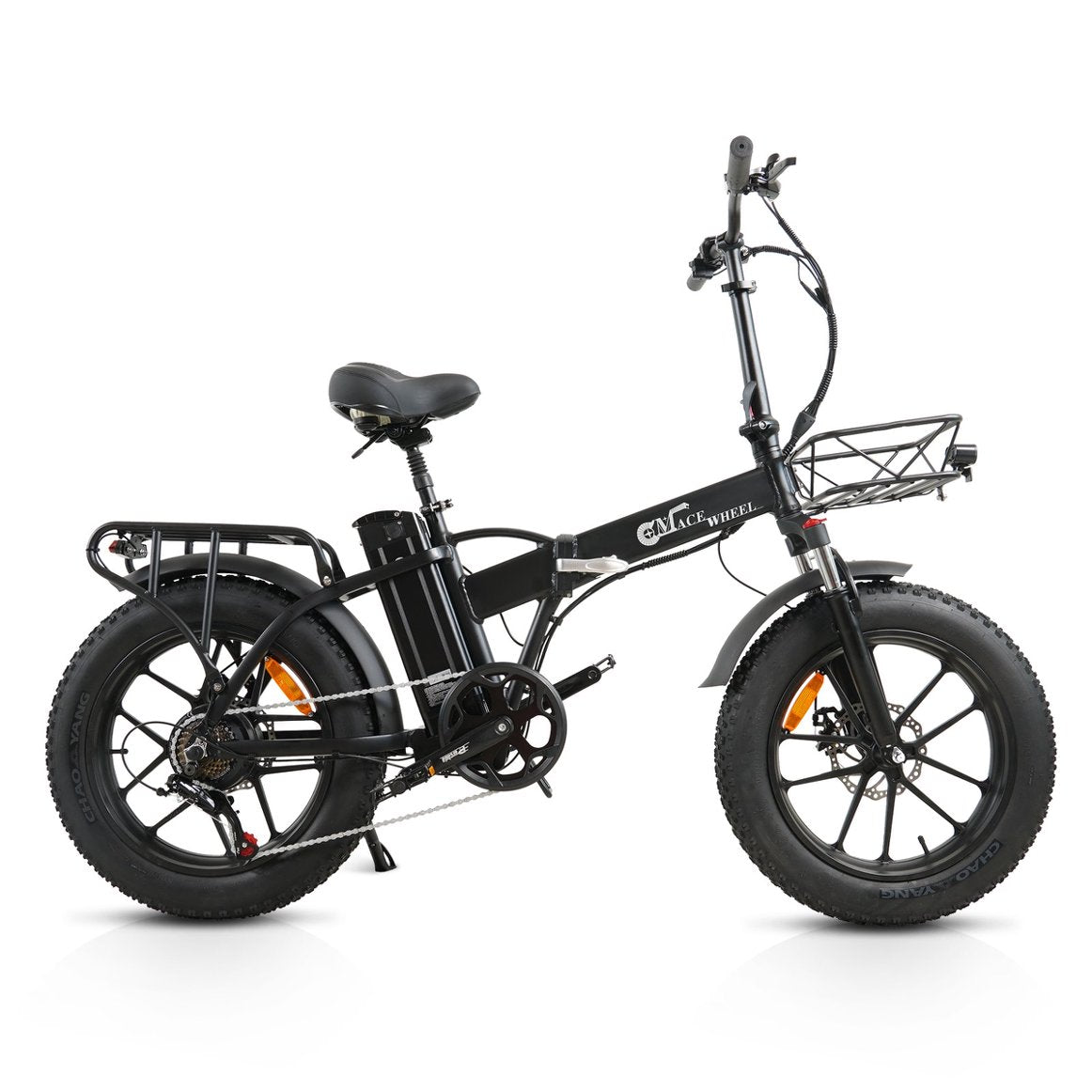 CMACEWHEEL GW20 750W 48V Elektrofahrrad 20 Zoll 4,0 Fat Tire Elektrofahrräder 17Ah Lithiumbatterie Power Elektrofahrrad Klappbares Mountainbike 